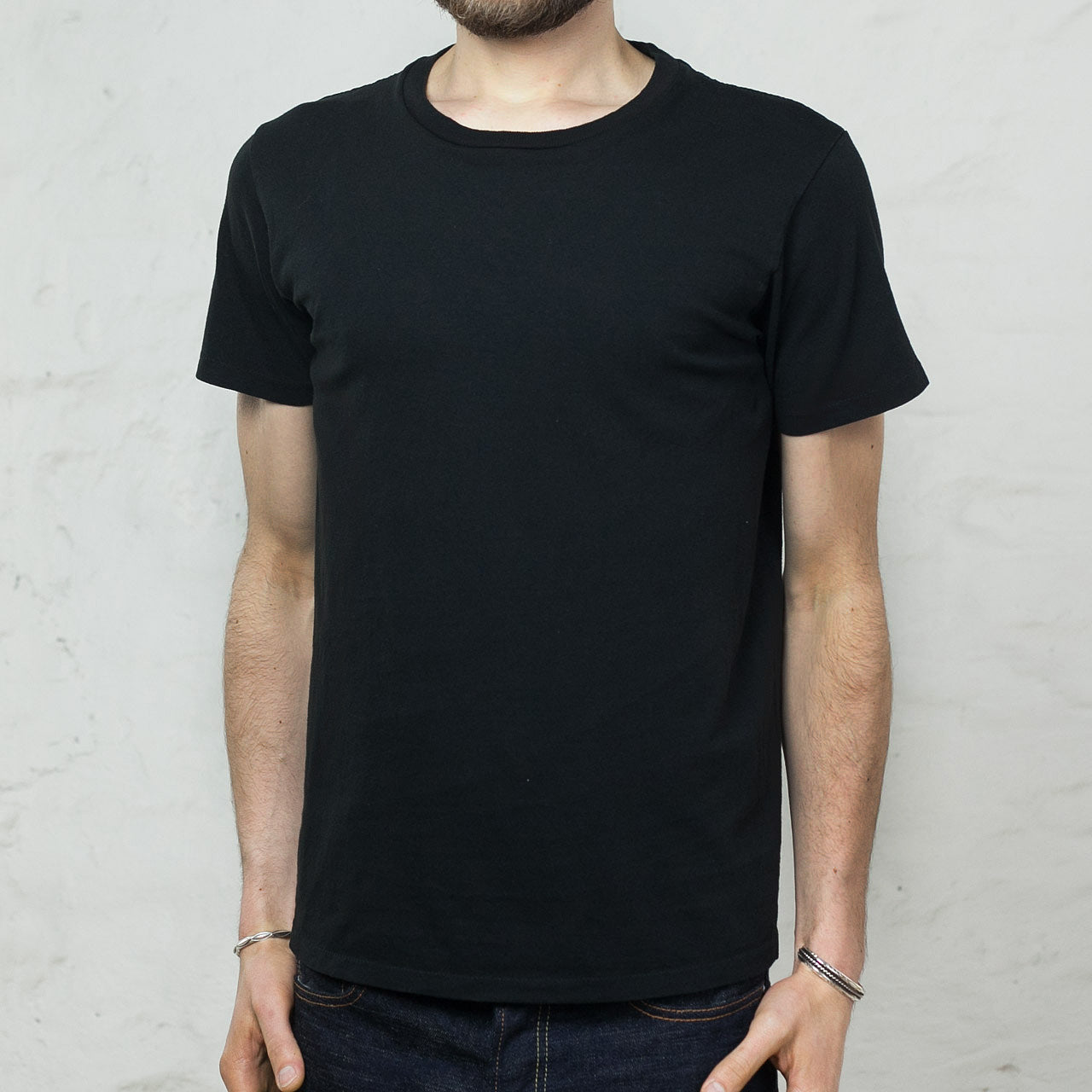 2Pack Heavy Crewneck T-Shirt Schwarz