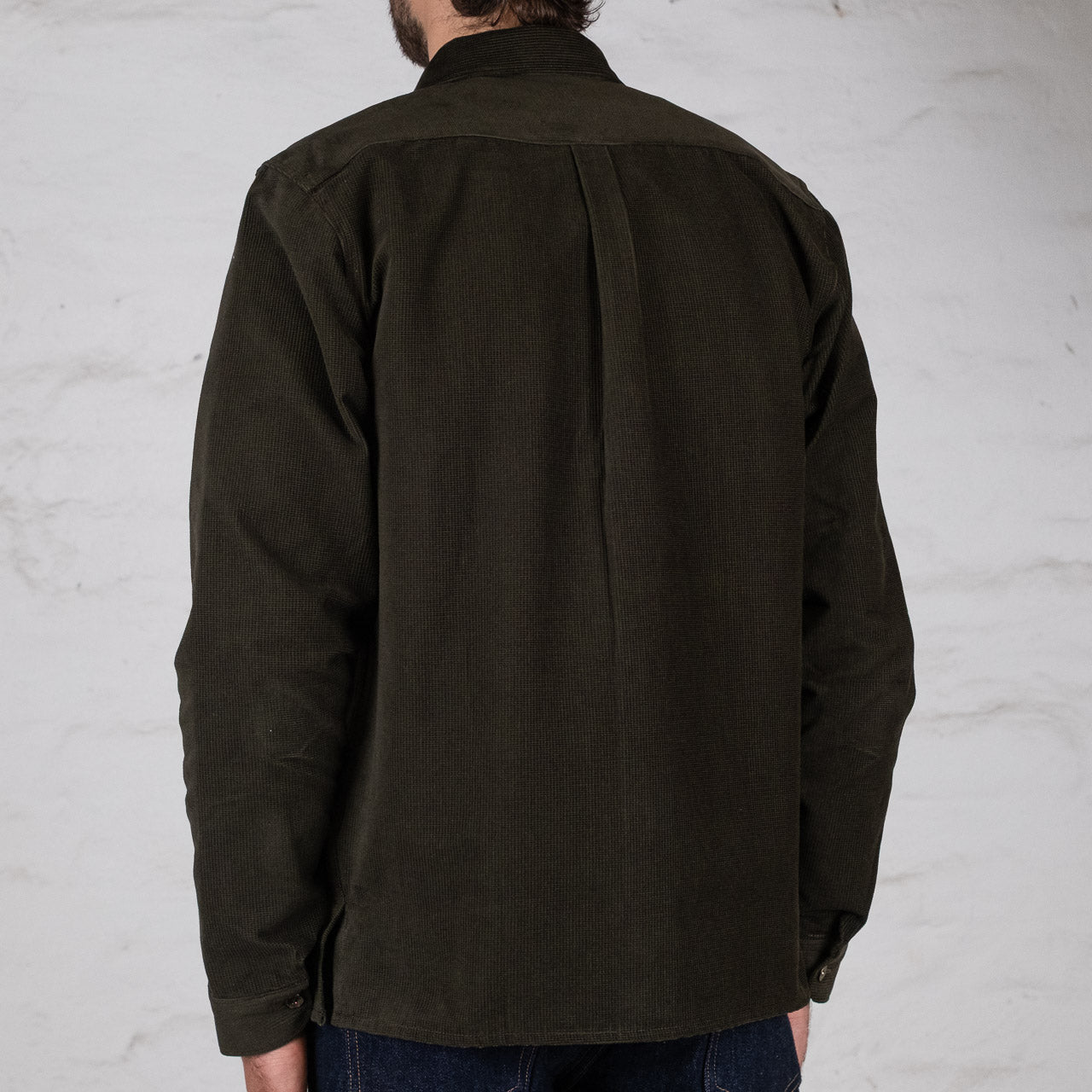Webster Shirt Square Corduroy Dark Green