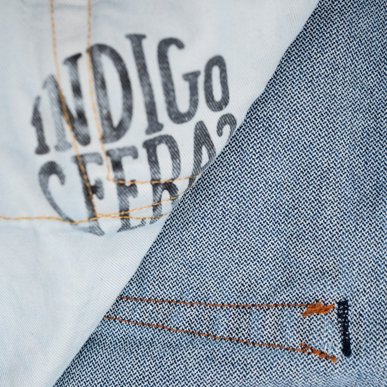 Wyatt Uneven Broken Twill Indigo