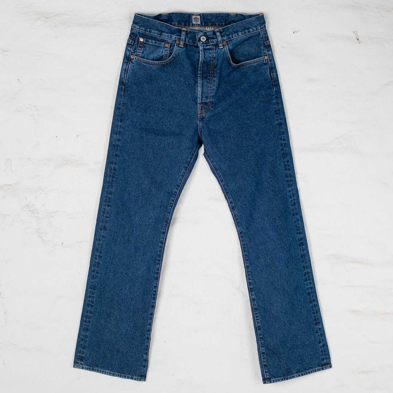 Wyatt Uneven Broken Twill Indigo