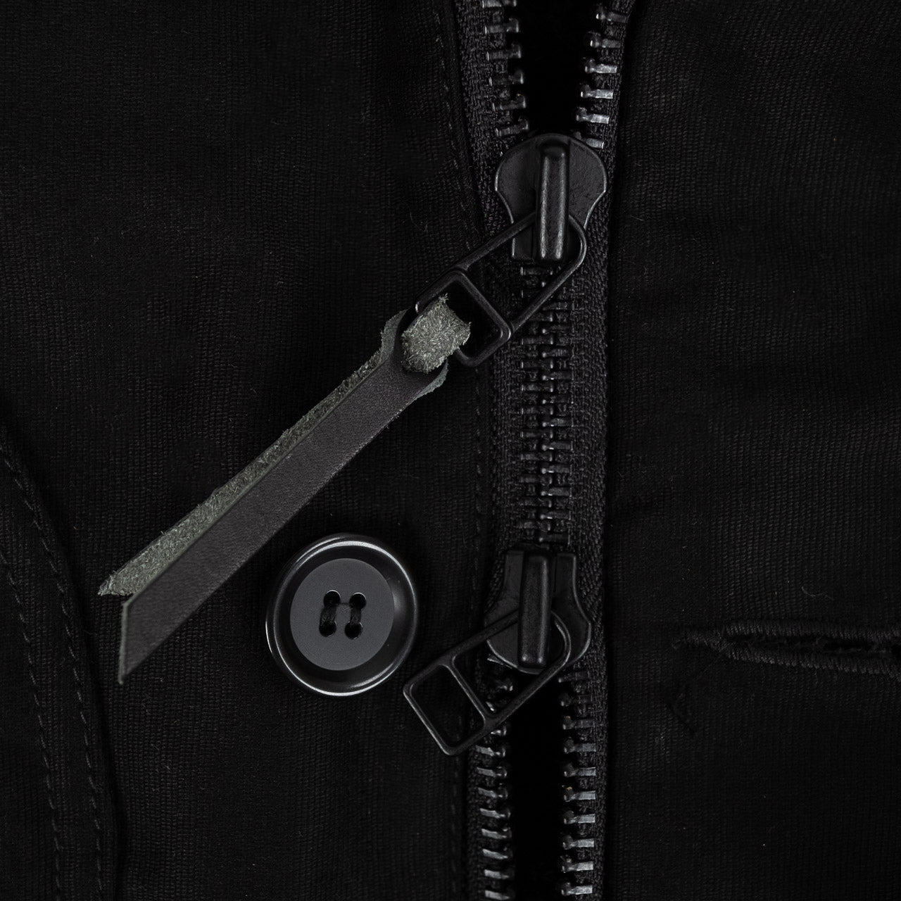 IRON HEART X BURG &amp; SCHILD N1 Deck Jacket All Black