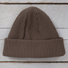 Waffle Knit Cap Sepia