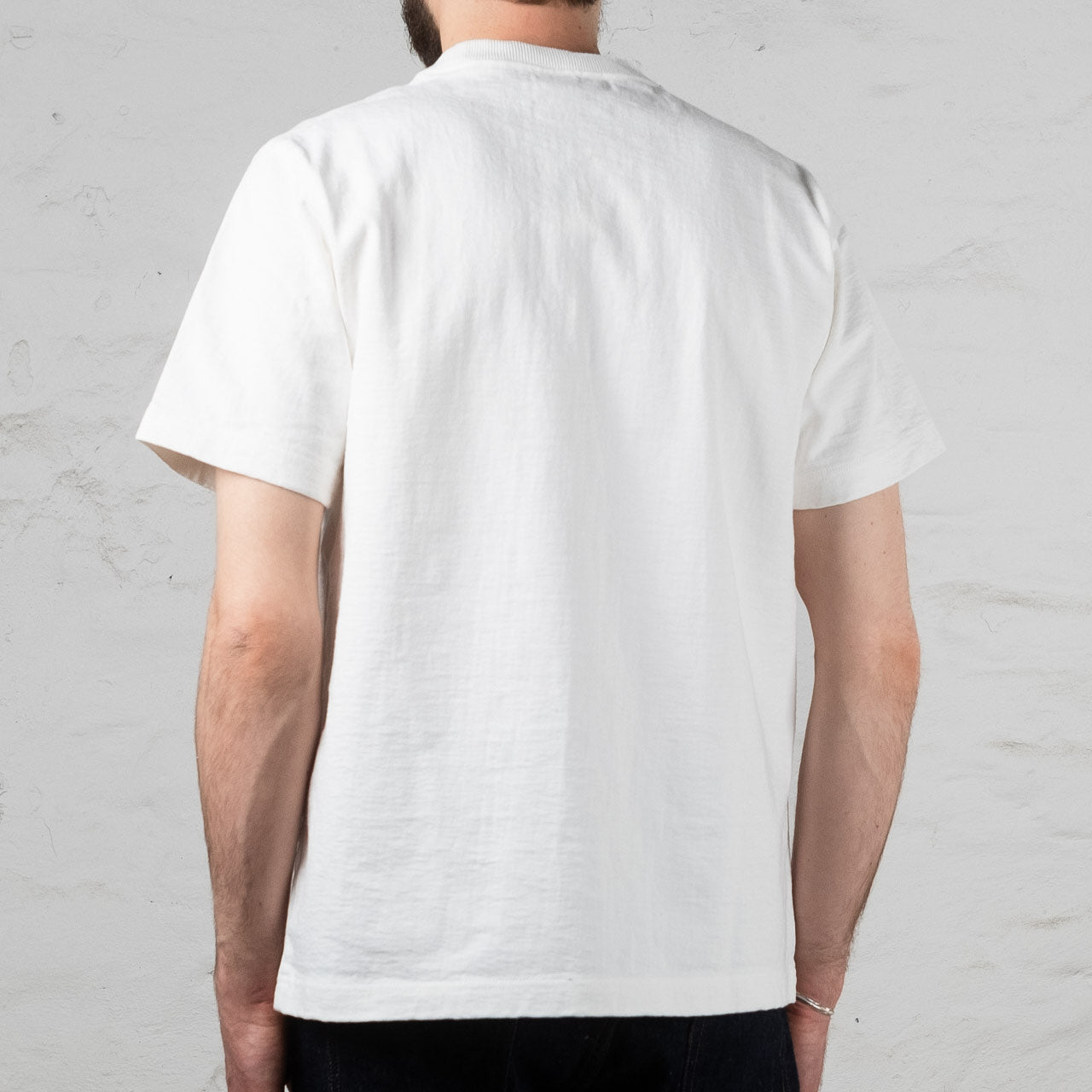 Jackman Ultra Heavy Dotsume T-Shirt Off White