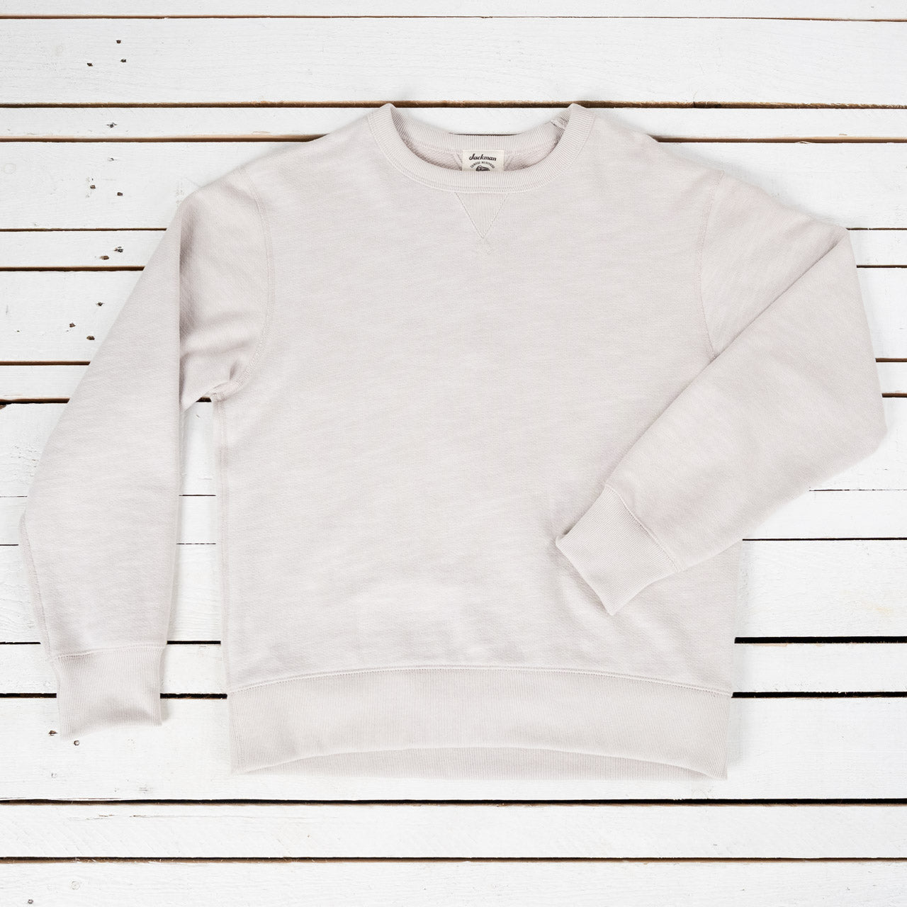 GG Crewneck Rosin White