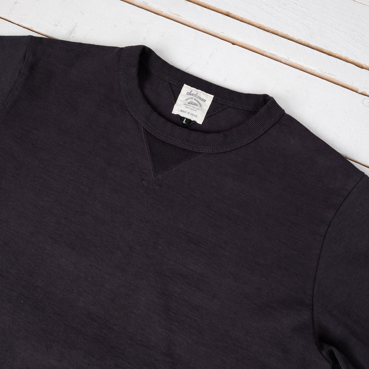 Ultra Heavy Dotsume Rib T-Shirt, Ink Black