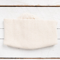 Waffle Knit Cap Ivory