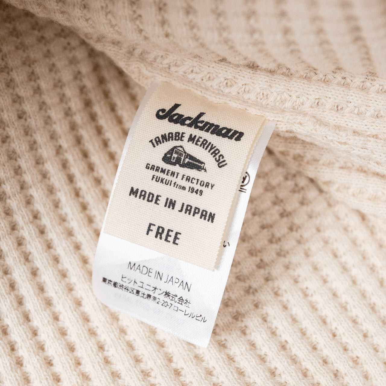 Waffle Twist Snood Ivory