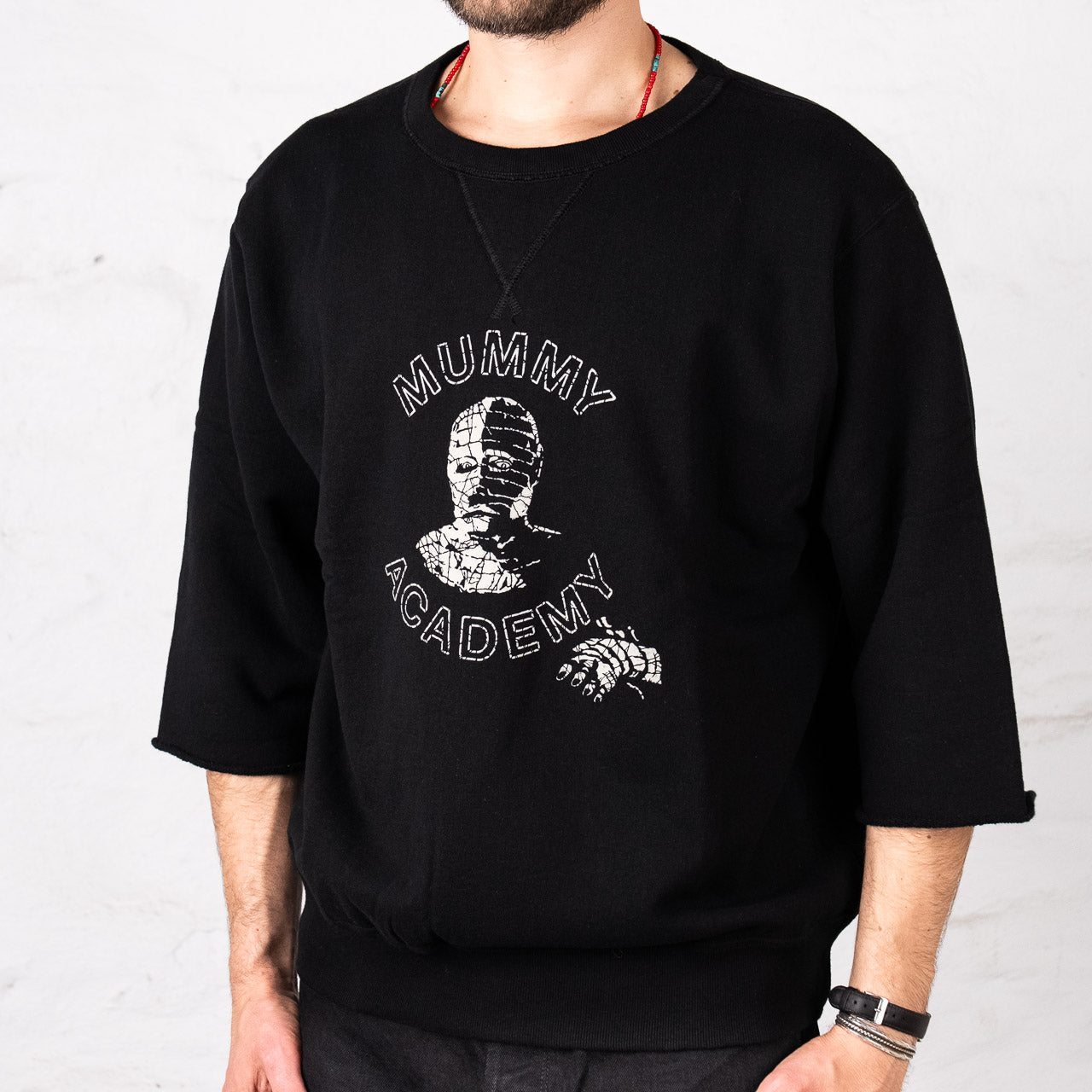 Mummy Academy Print 6th Man Sweatshirt Black
