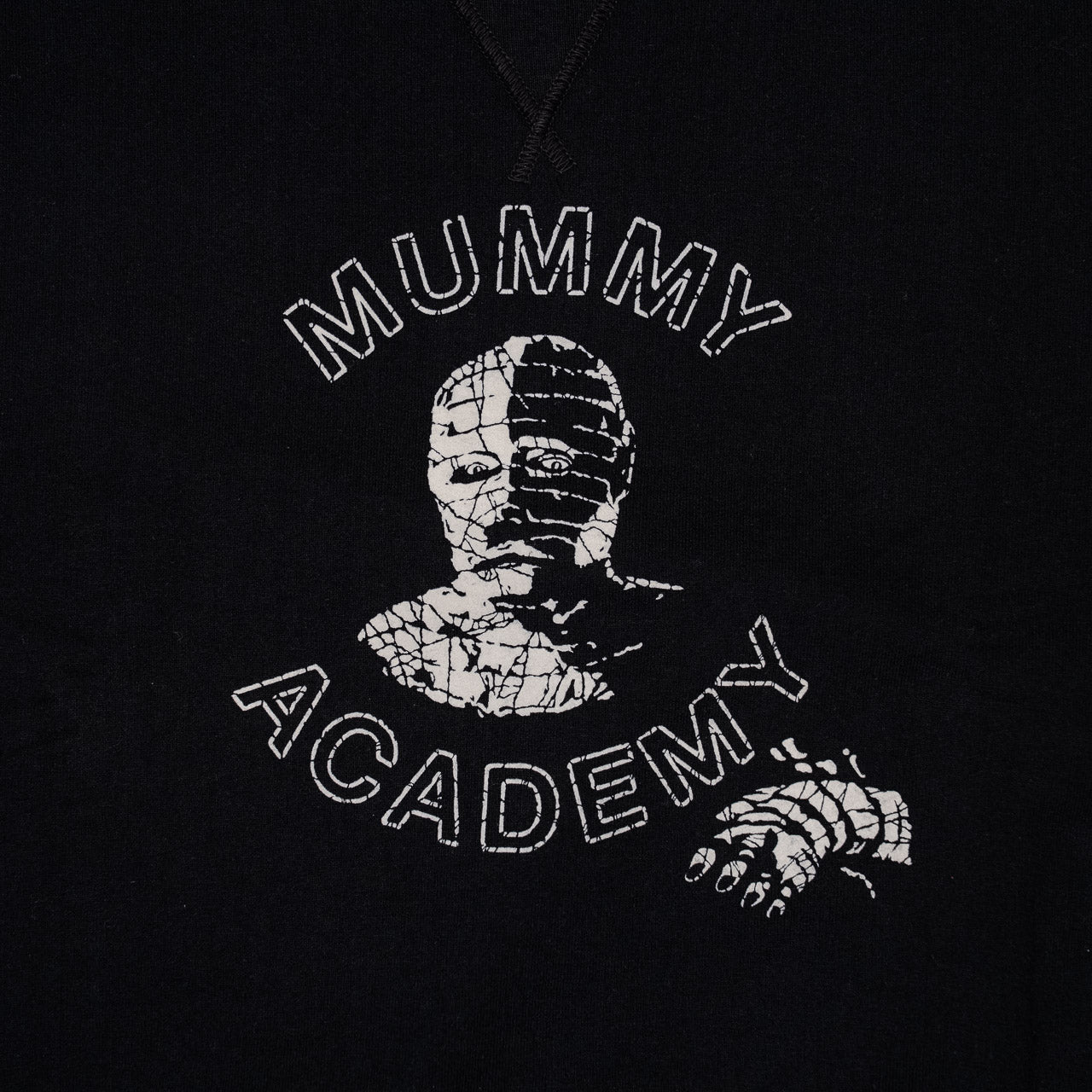 Mummy Academy Print 6th Man Sweatshirt Black