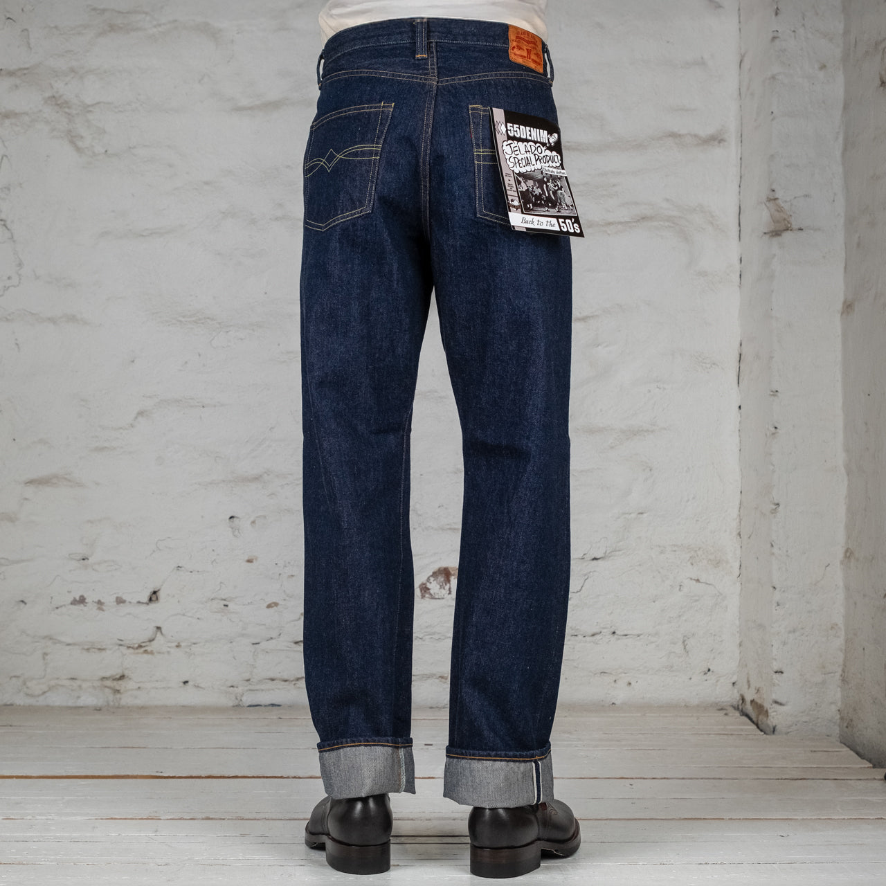 55 DENIM 313XX 14oz Selvedge Denim Wide Straight