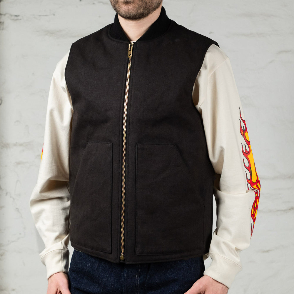 Bean Vest Smoke Black