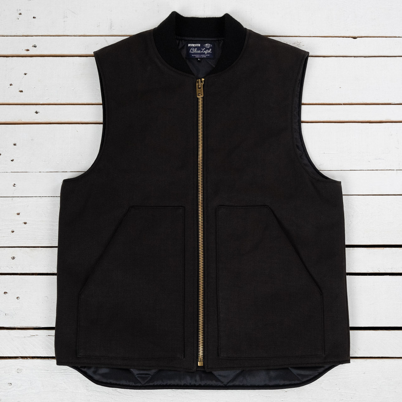 Bean Vest Smoke Black