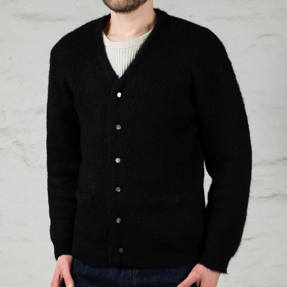 Cobain Mohair Cardigan Schwarz