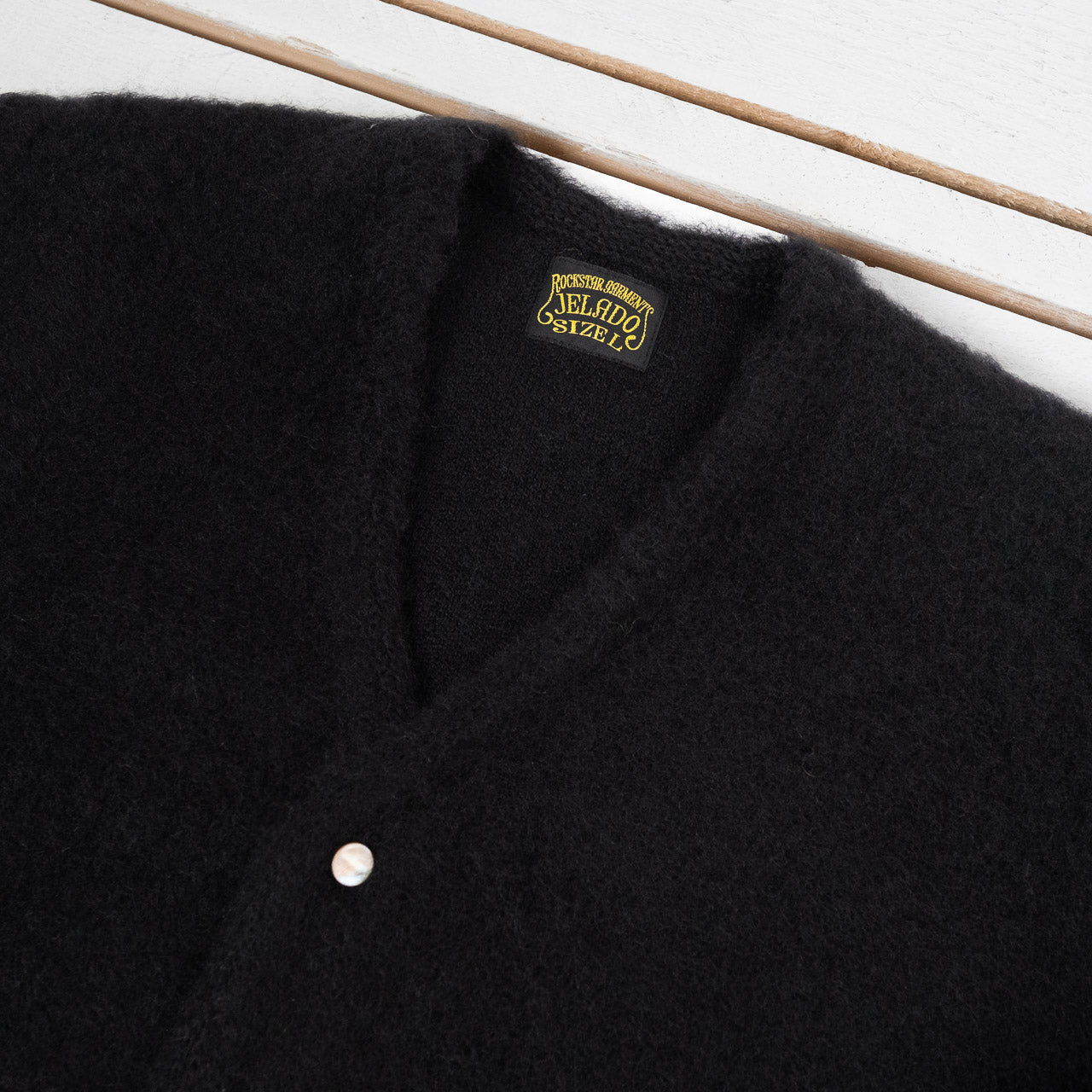 Cobain Mohair Cardigan Schwarz