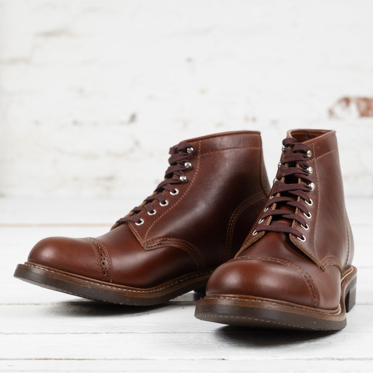 LK-014 Combat Boots Horween CXL Black