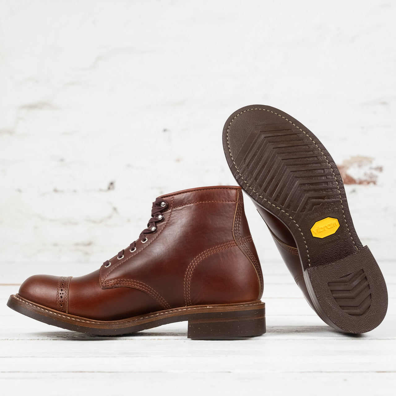 LK-014 Combat Boots Horween CXL Black