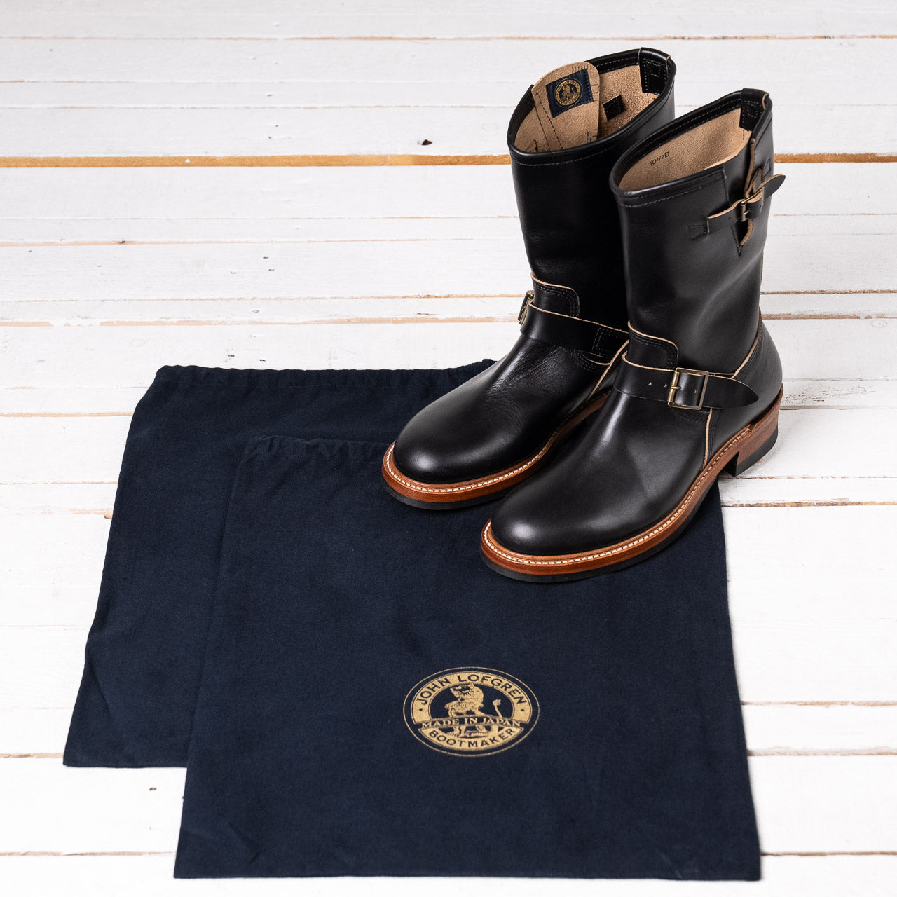 LK-003 Engineer Boots Horween CXL Black