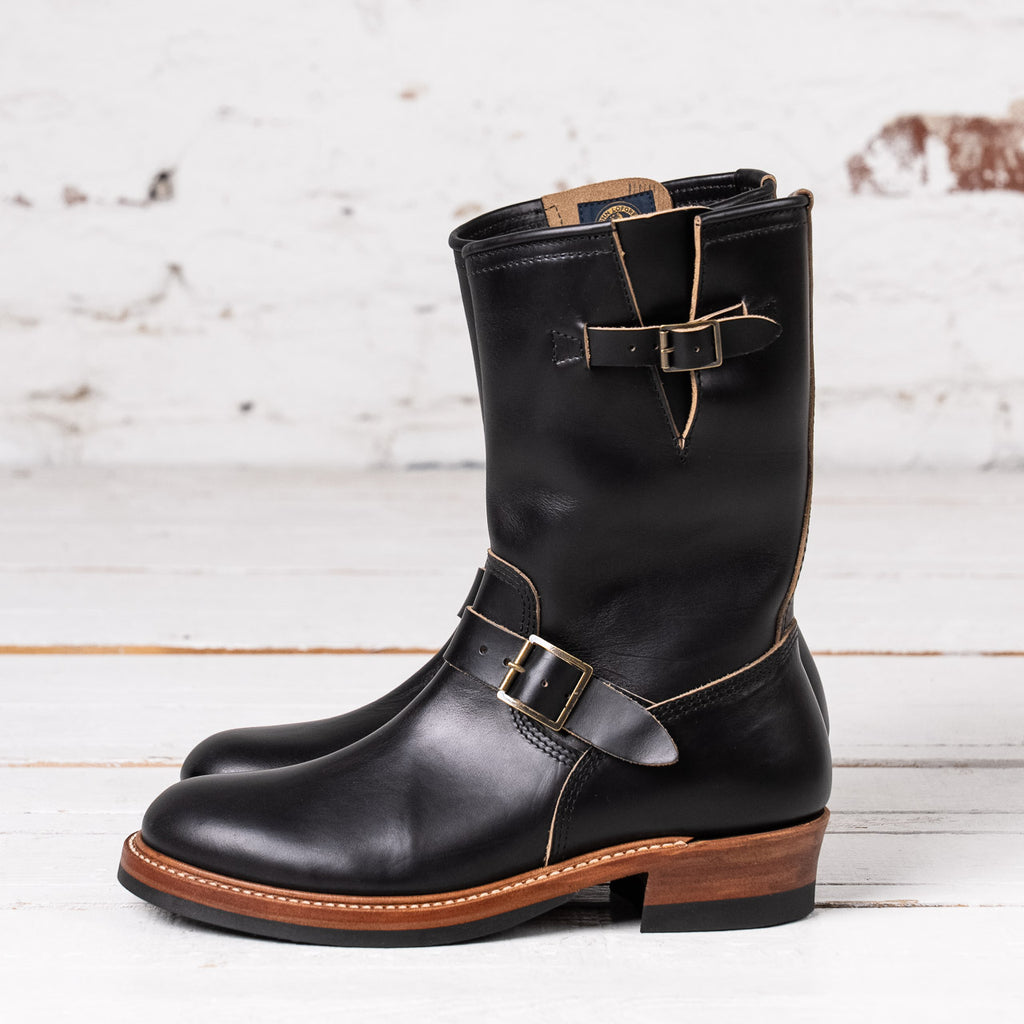 John Lofgren BLACK Horween Leather CXL John Lofgren Wabash Engineer Boots - Horween CXL Black  main image 4