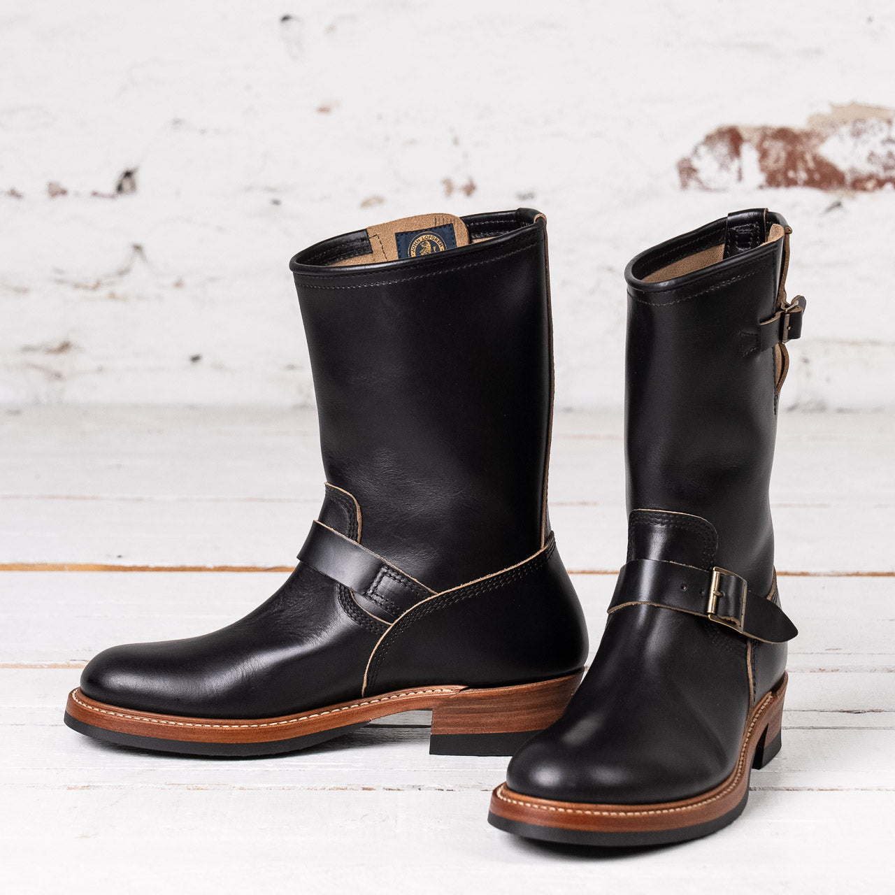 LK-003 Engineer Boots Horween CXL Black