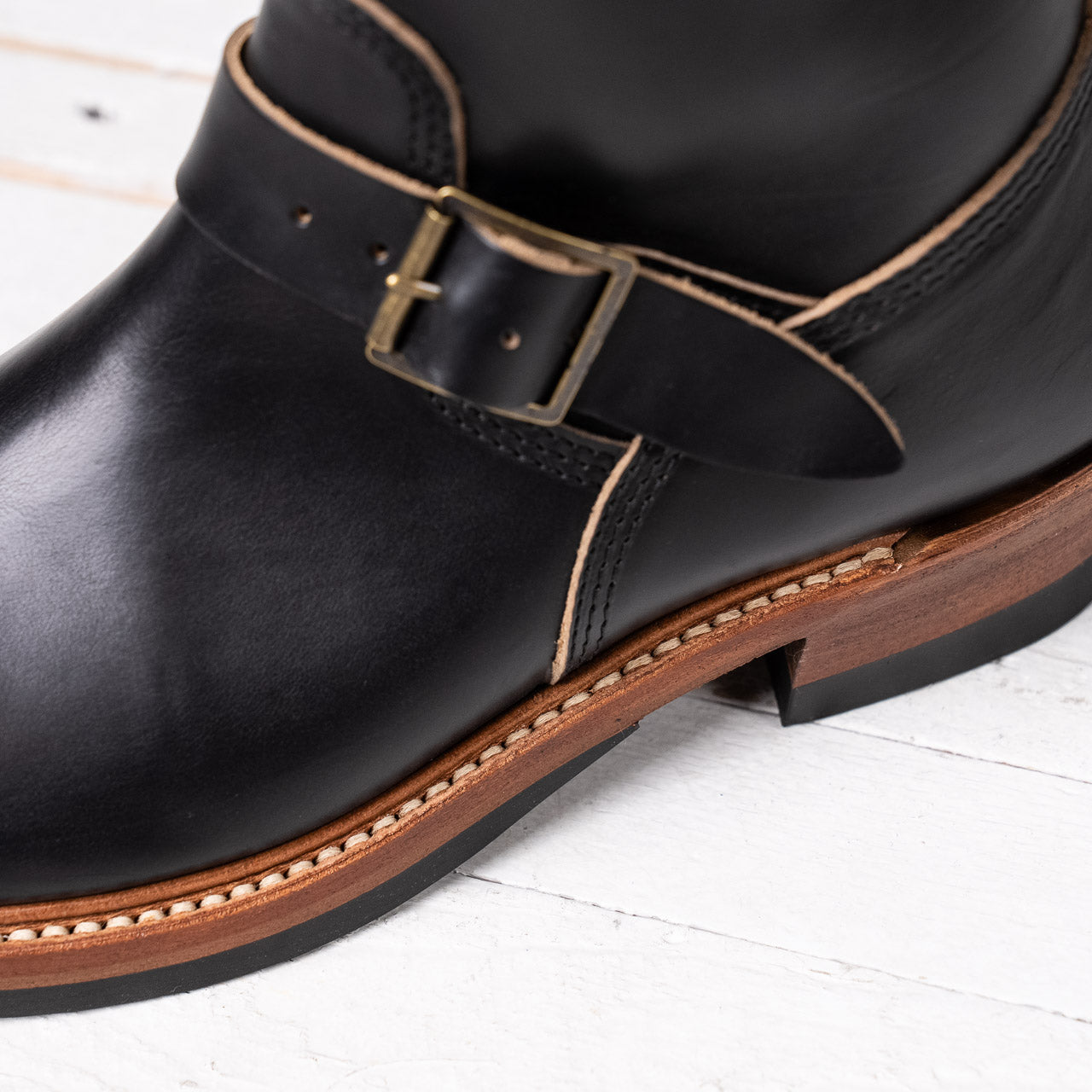 LK-003 Engineer Boots Horween CXL Black