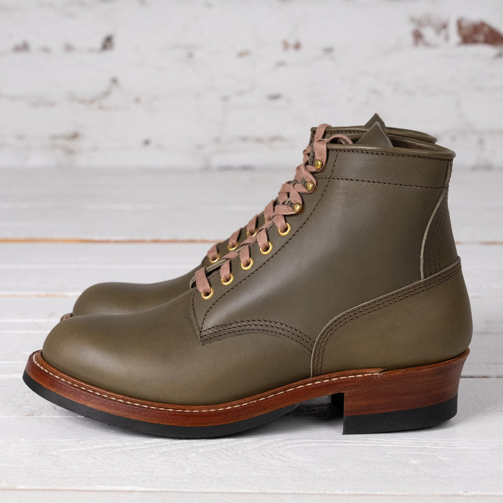 Bottes LK-032 Steel Gang cuir Badalassi Carlo Grigio