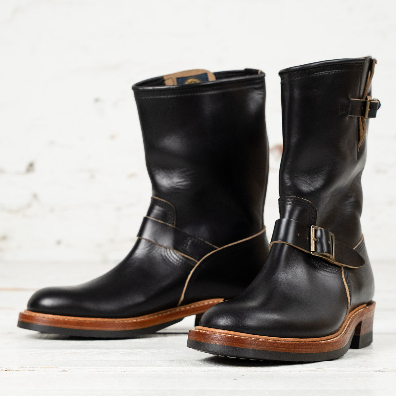 LK-003 Engineer Boots Horween CXL Schwarz
