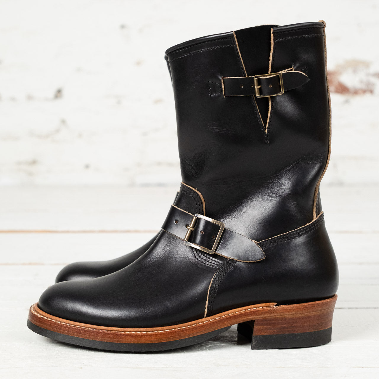 LK-003 Engineer Boots Horween CXL Black