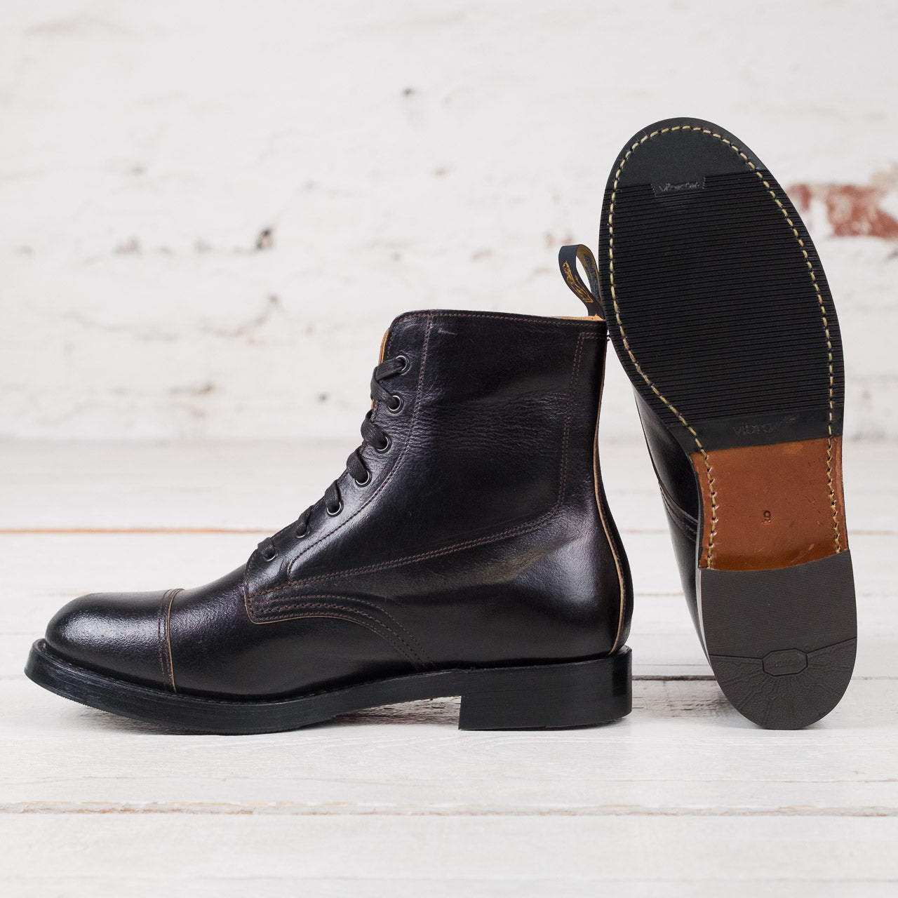 LK-048 Montgomery Boots Schwarz