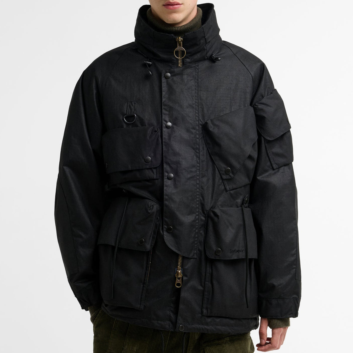 Barbour x Norbit Ripstop Wax Jacket Black