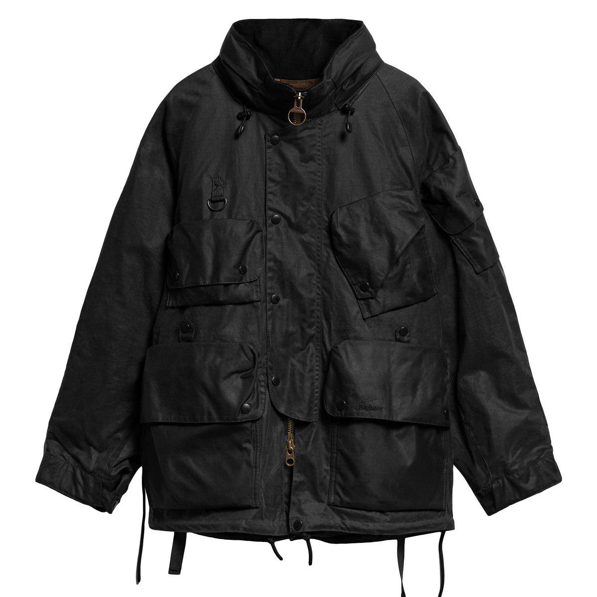 Veste cirée en ripstop Barbour x Norbit noir