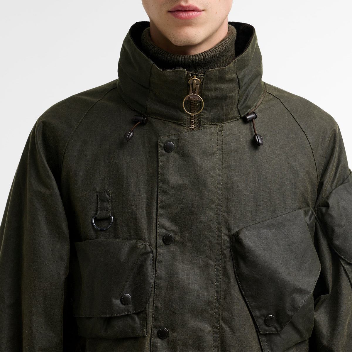 Veste cirée Ripstop Barbour x Norbit Archive Olive