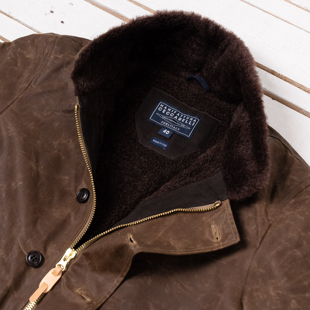 Deck Jacket Tan Waxed