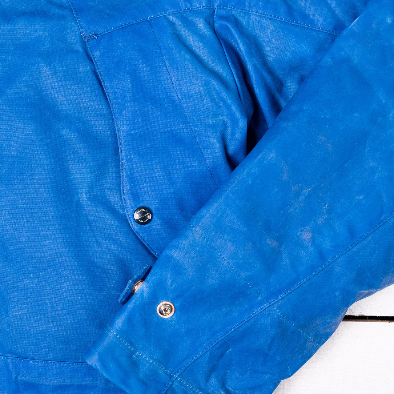 Mountain Jacket Hellblau Waxed