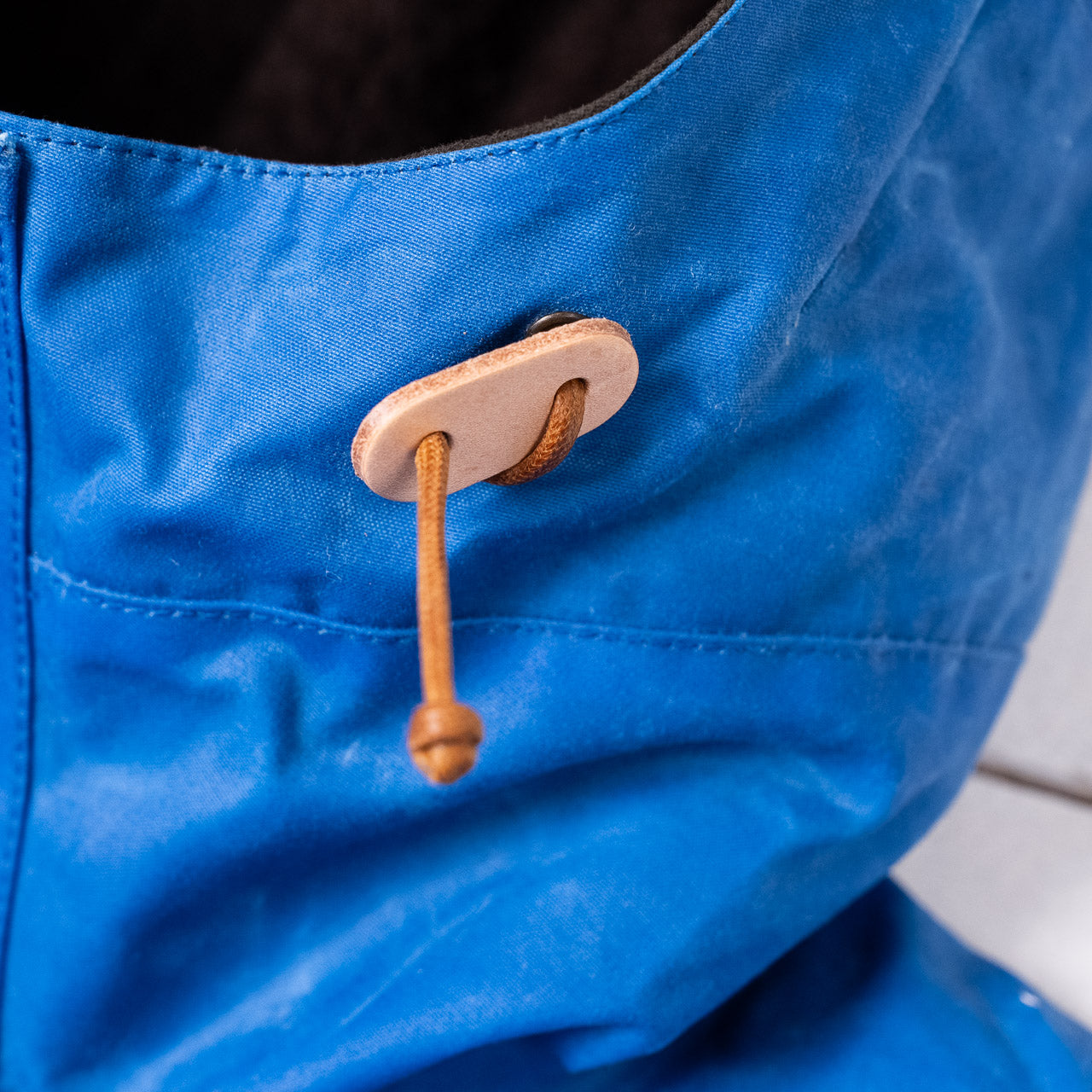 Mountain Jacket Hellblau Waxed