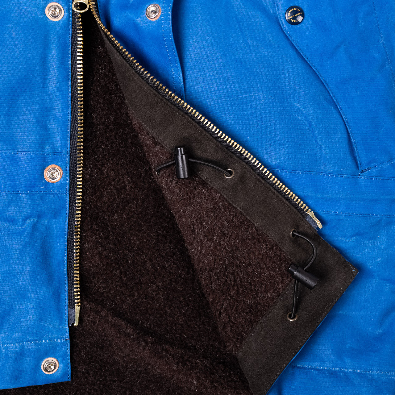 Mountain Jacket Hellblau Waxed
