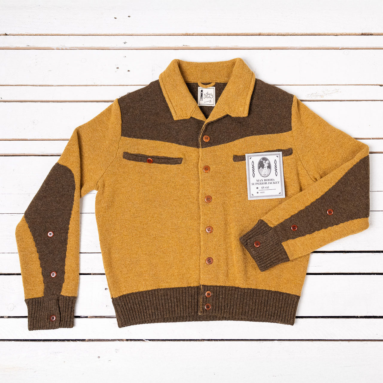 Short Jacket, Color: Ocra Brown