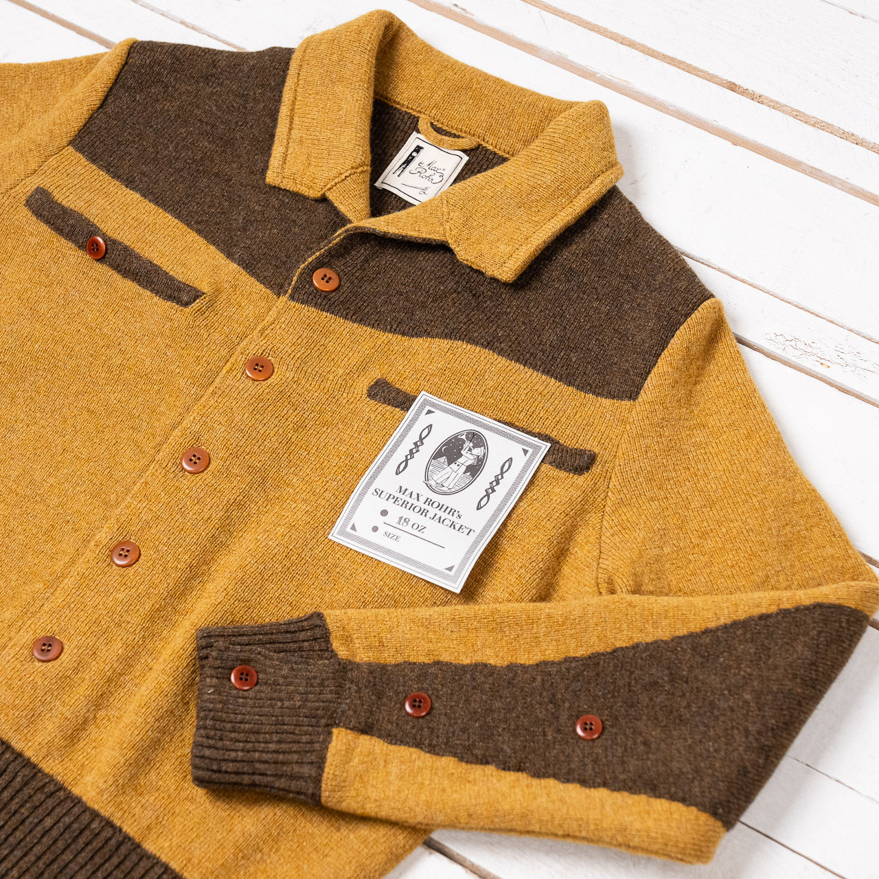 Short Jacket, Color: Ocra Brown