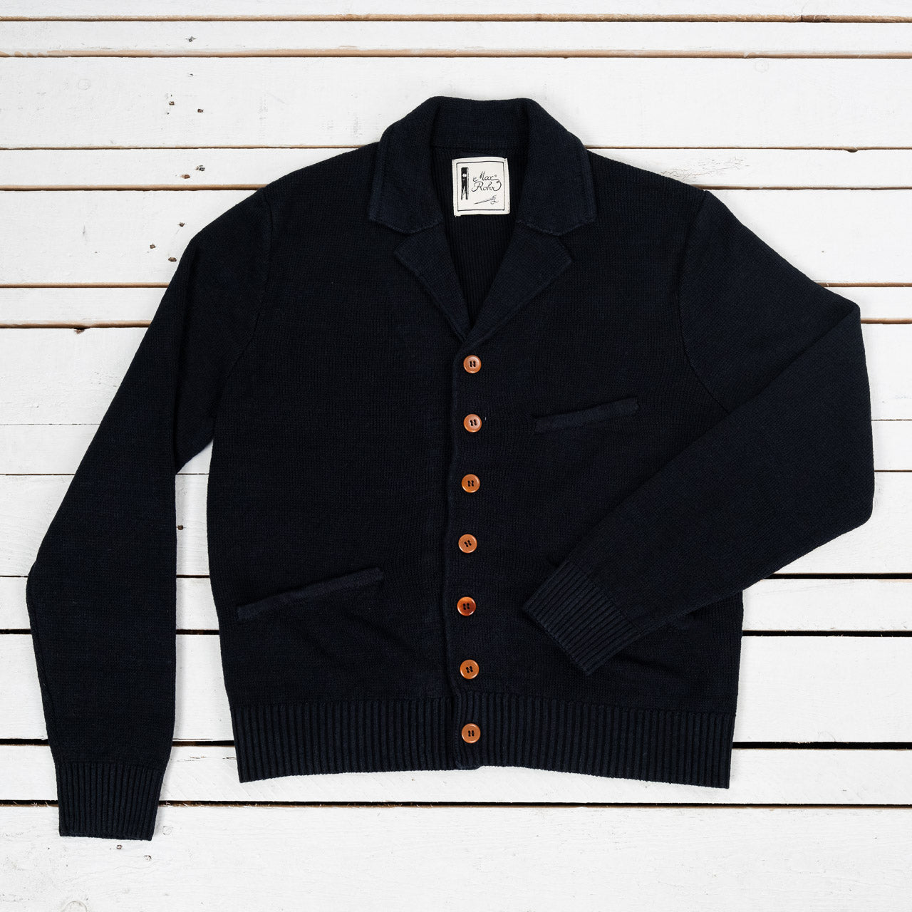 Short Jacket A Linen Blau