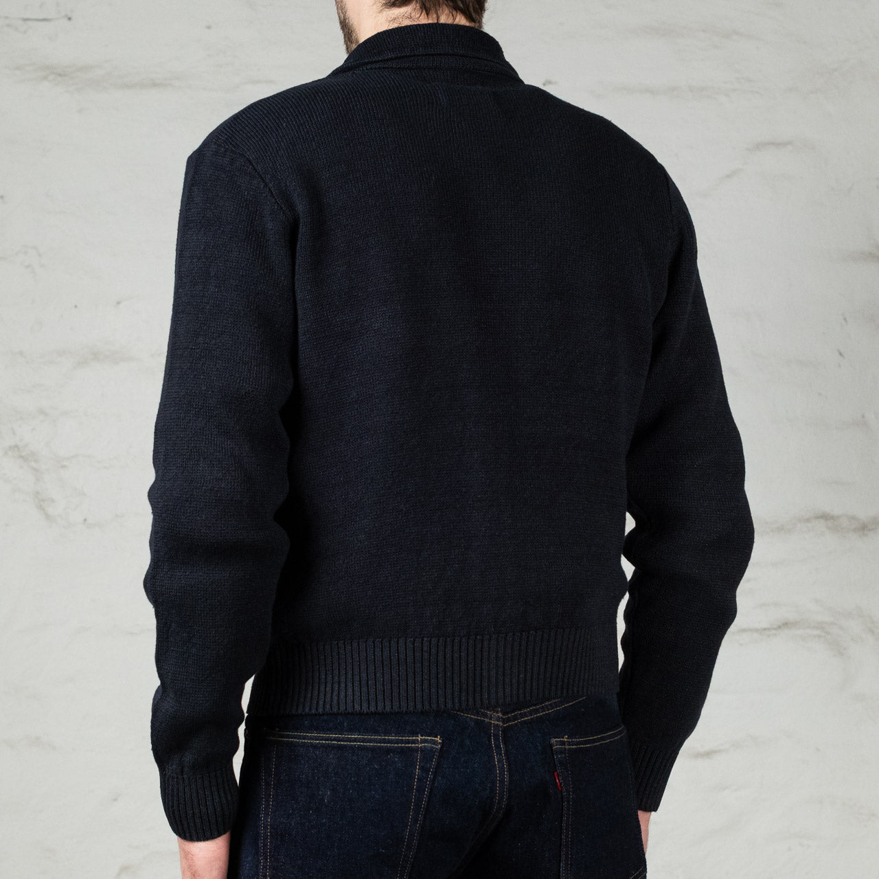 Short Jacket A Linen Blau