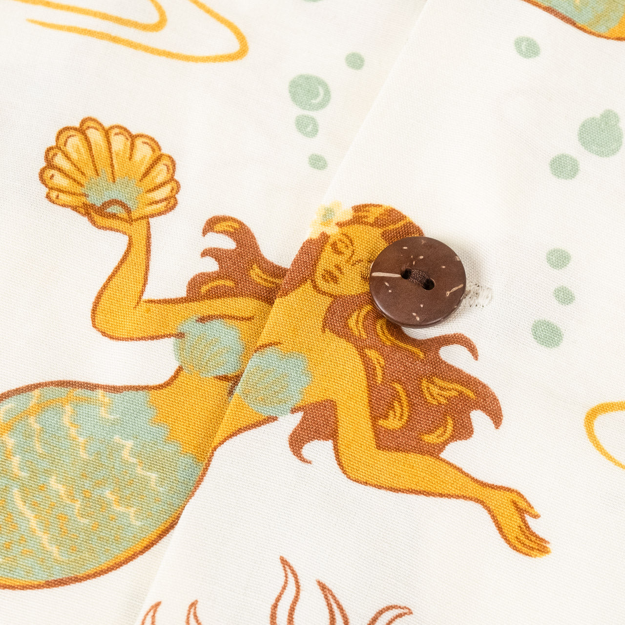 Mermaids Hawaii Hemd Braun