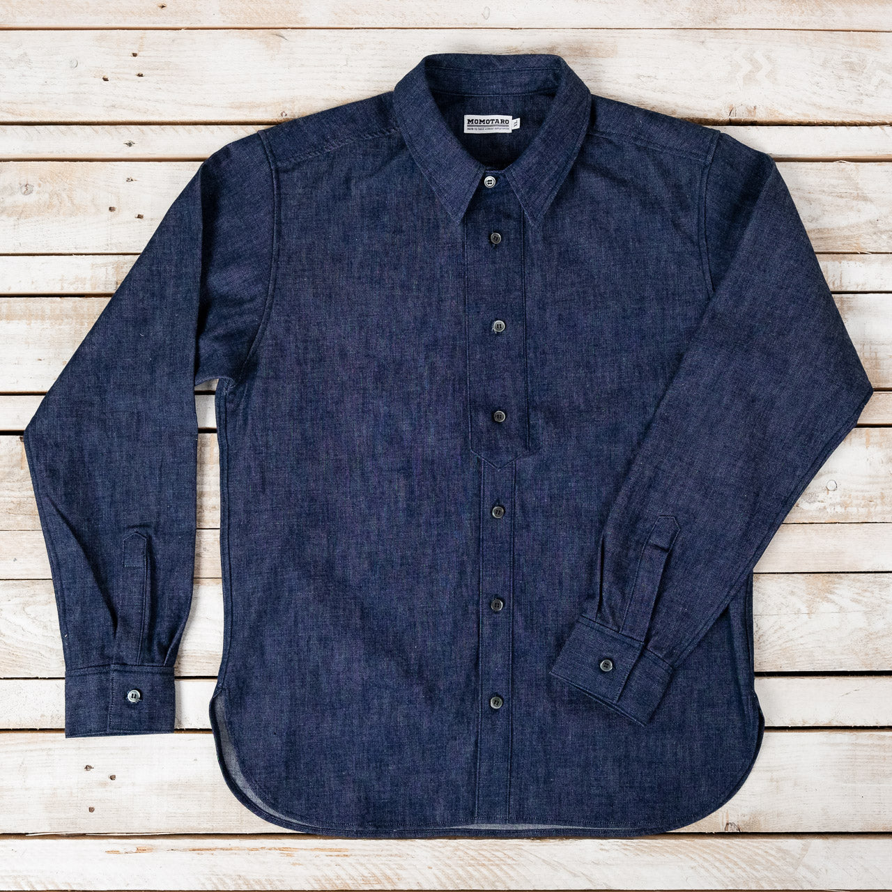 MOMOTARO JEANS レーヨンシャツ Momotaro Selvedge Denim Work Shirt - Okayama Denim