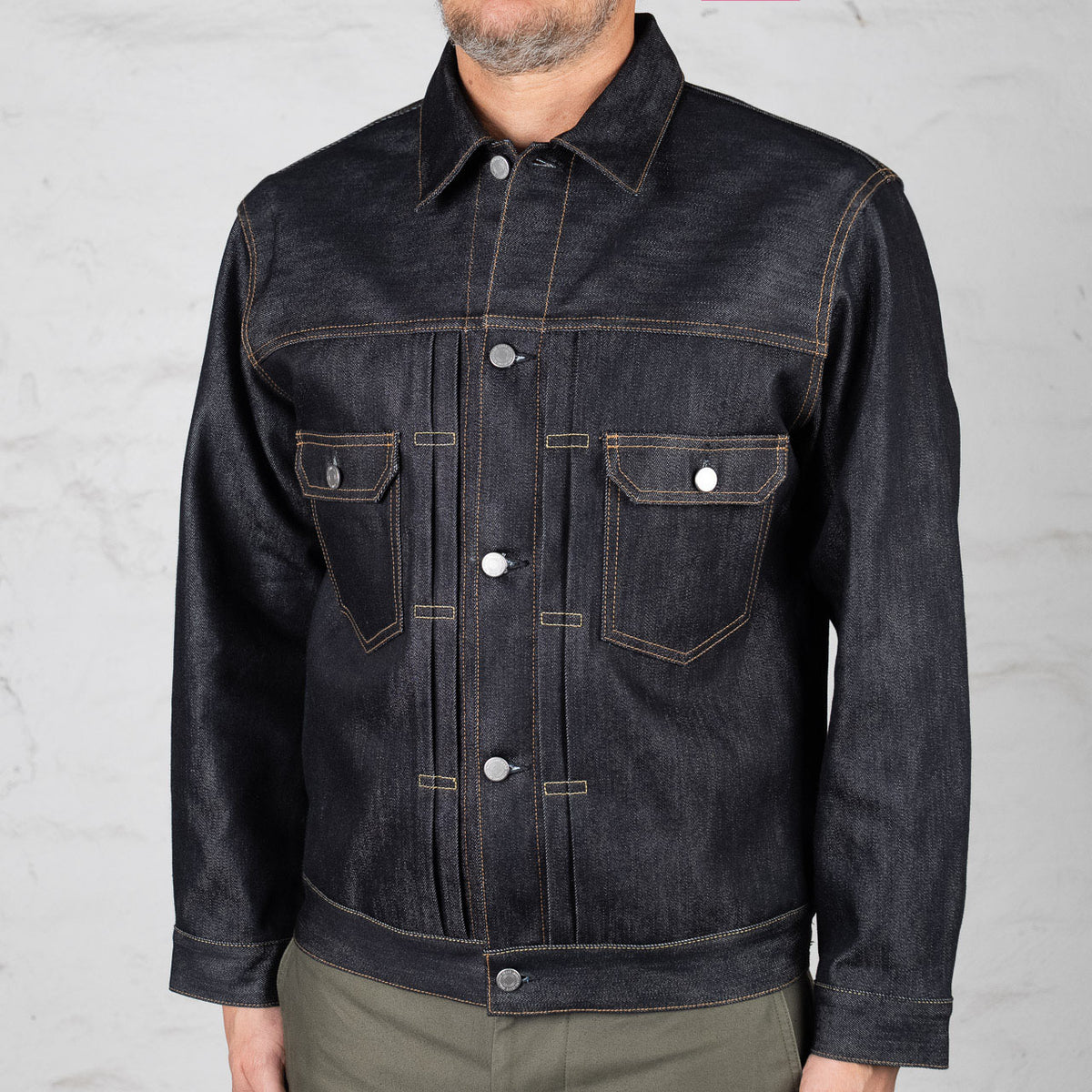 002 Silk Denim Jacket 15 oz