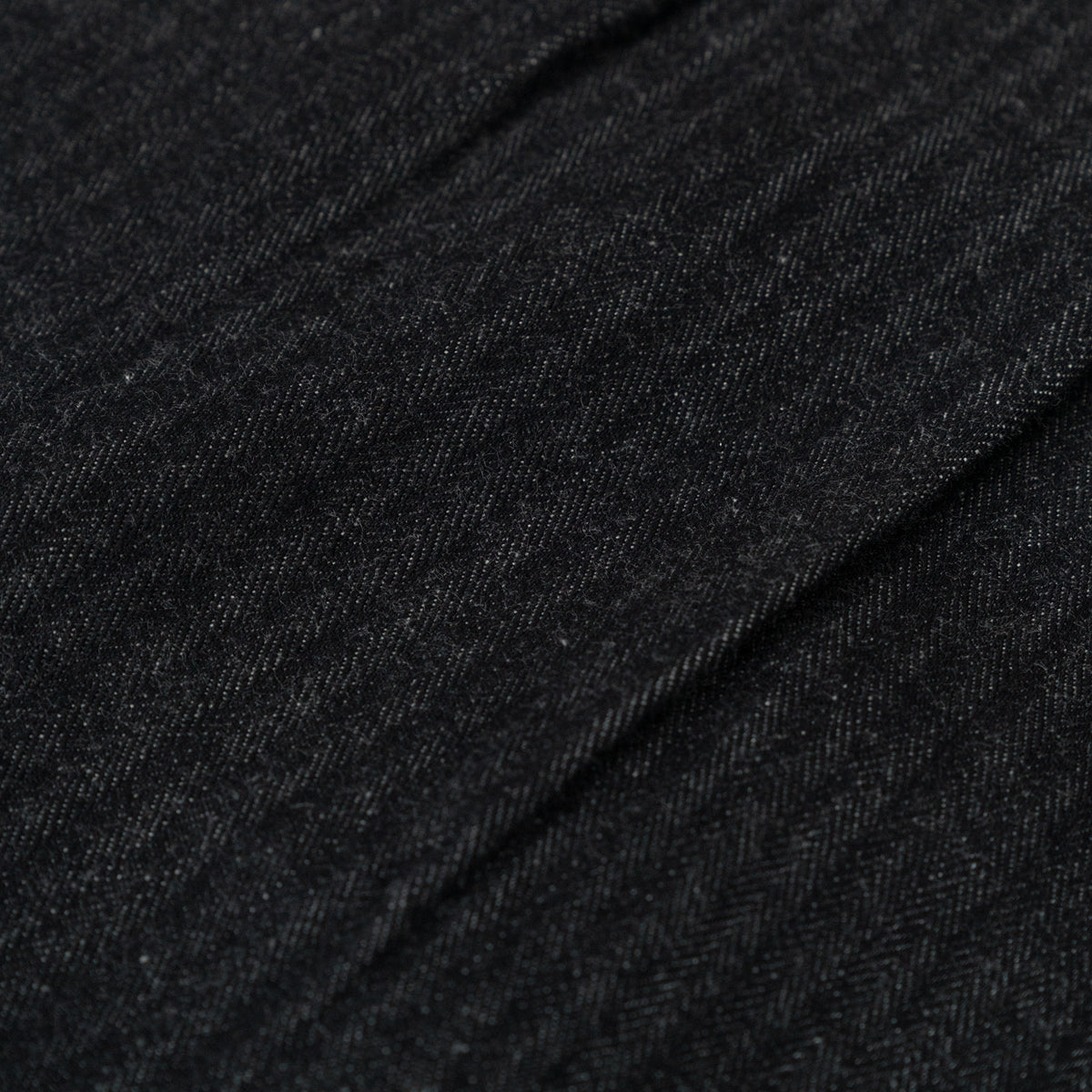 Pantalon en jean plissé HBT Denim Noir