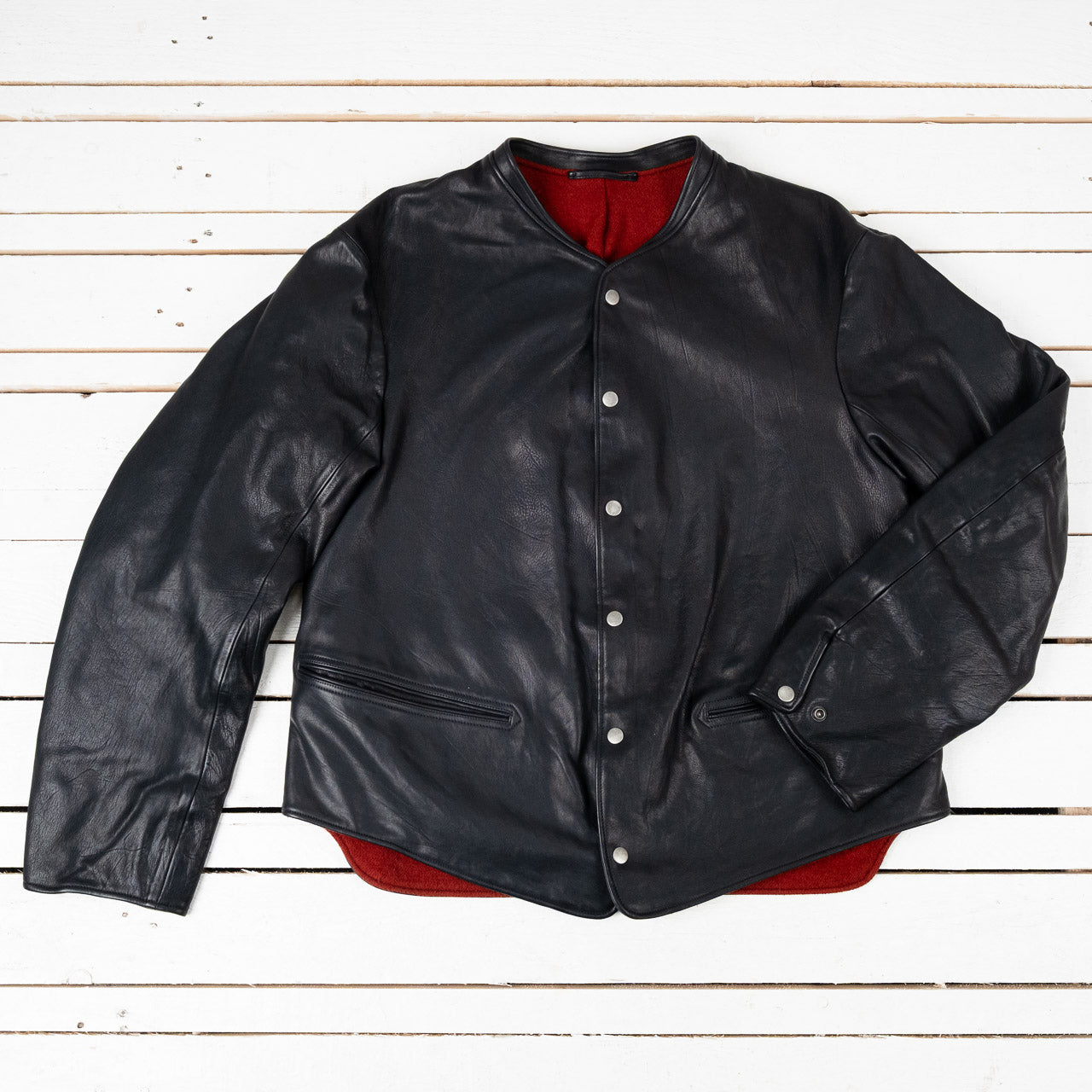 Bertolt Jacket Horse Hide Dark Navy