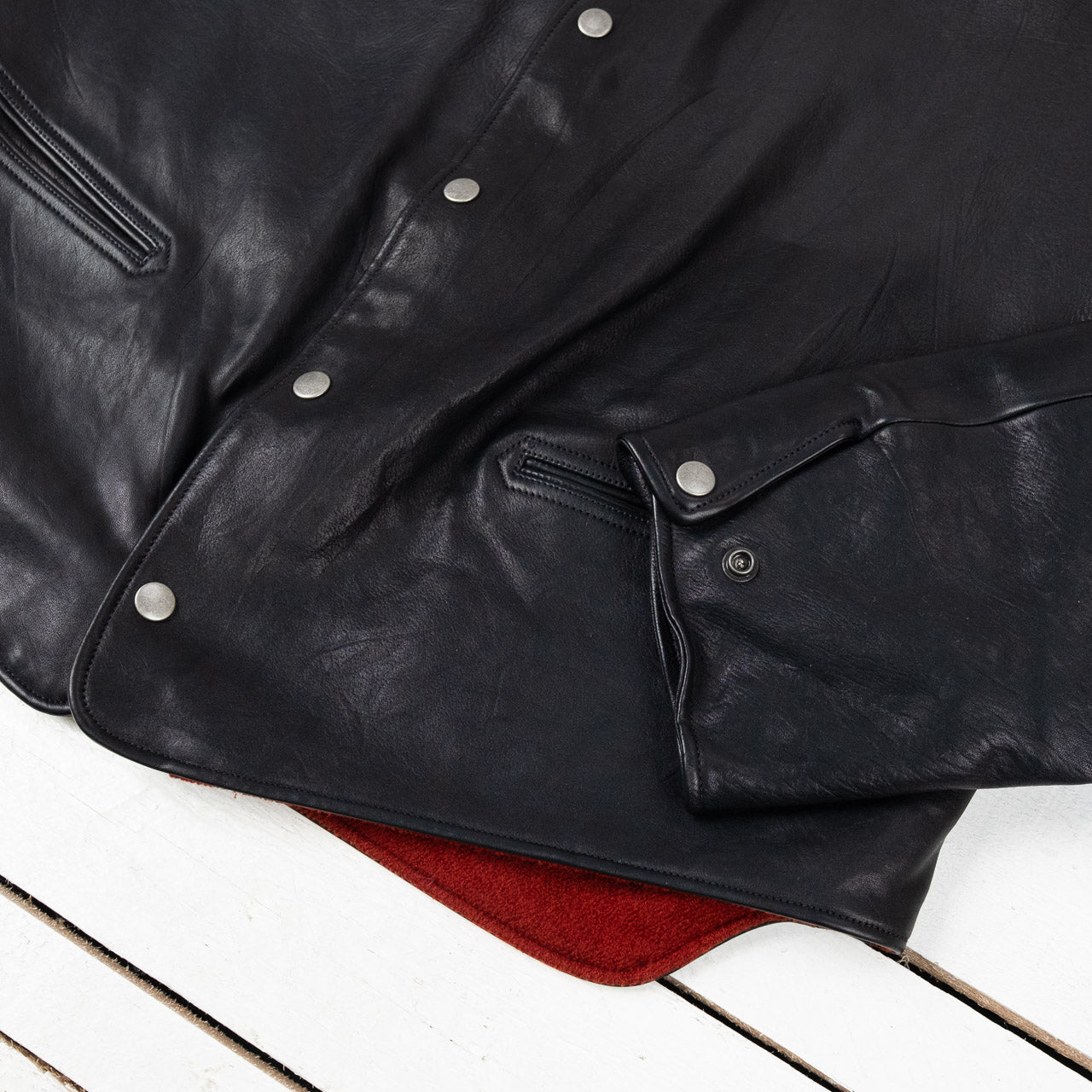 Bertolt Jacket Horse Hide Dark Navy
