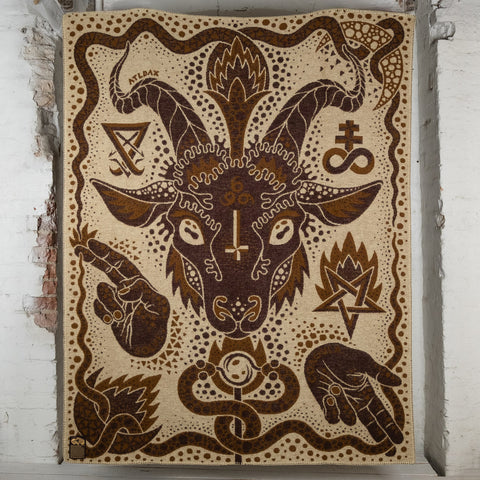 Indigofera x Björn Atldax Baphomet Blanket