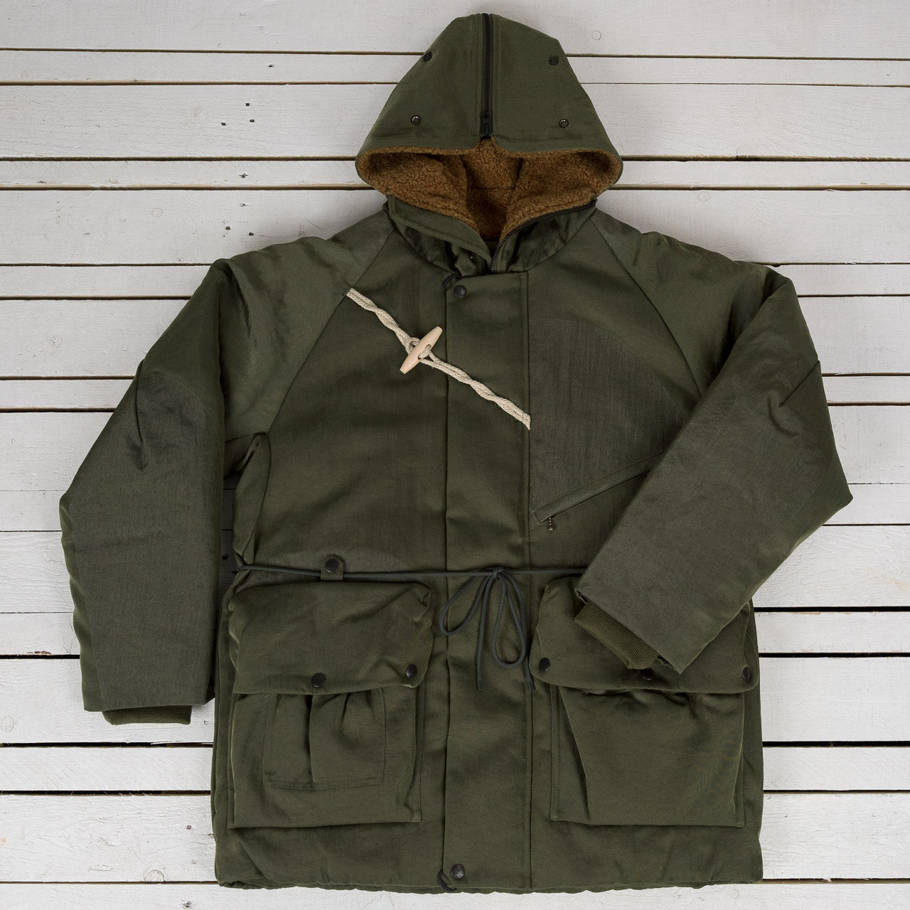 3Way Hooded Down Jacket Oliv