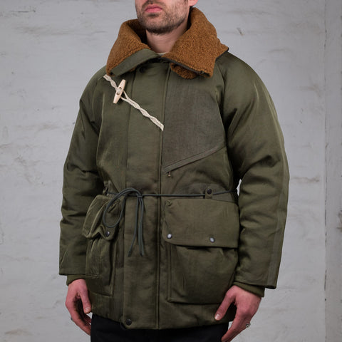 3Way Hooded Down Jacket Oliv