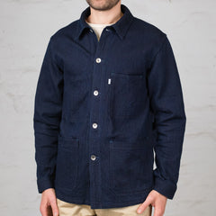 12 oz. Cube Sashiko Denim Chore Jacket