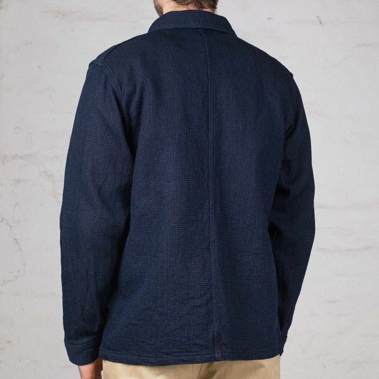 12 oz. Cube Sashiko Denim Chore Jacket